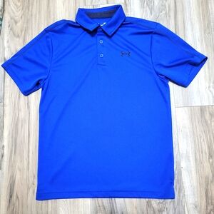 Men's Under Armour Heat Gear Polo - S - Blue
